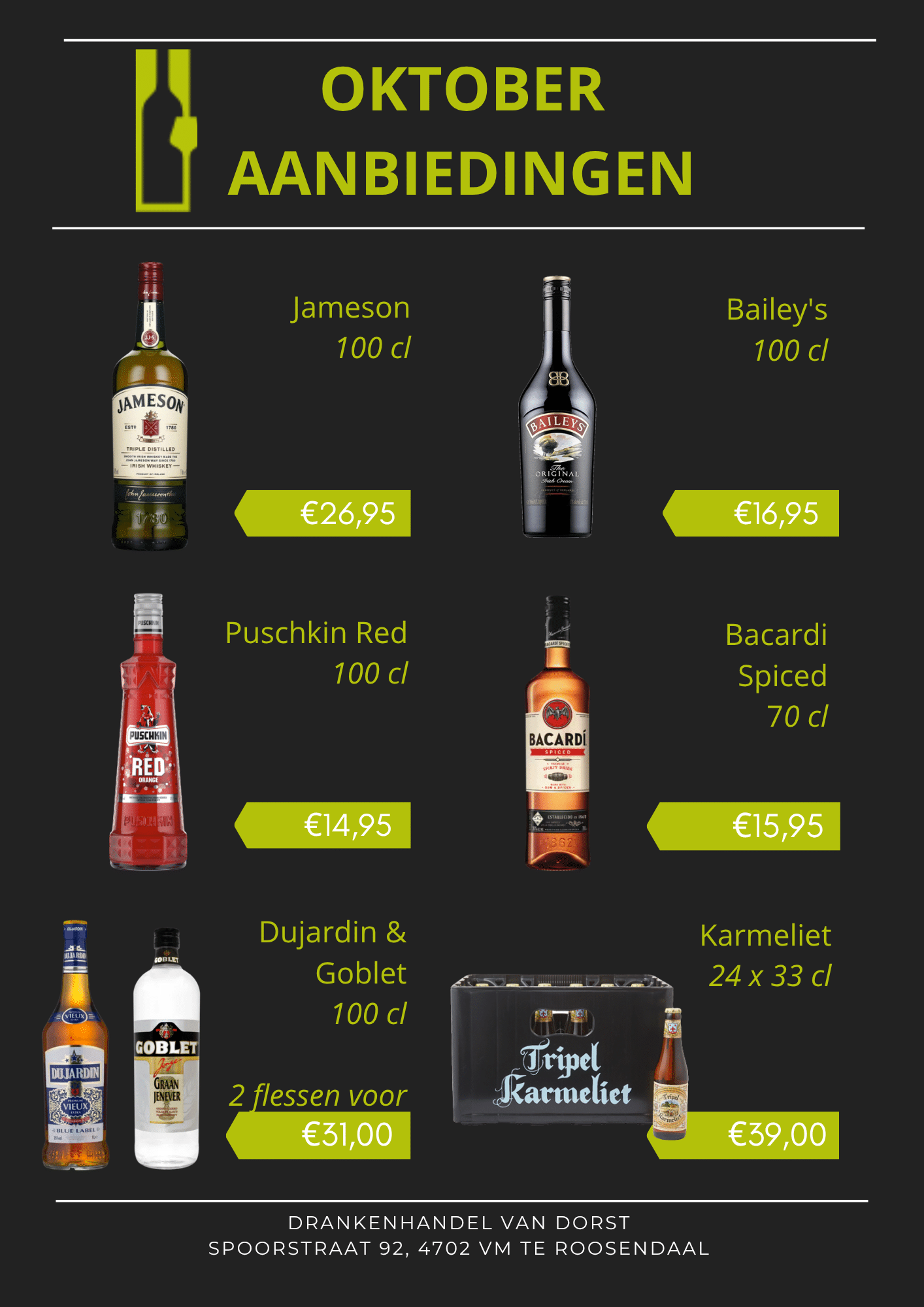 Aanbiedingen Oktober